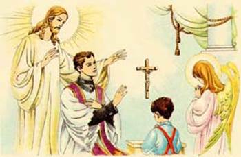 Un’illustrazione tratta dal catechismo Dottrina cristiana I, riedito da “30GIORNI”.