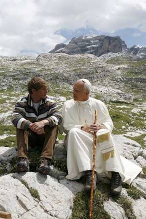 Risultati immagini per giovanni paolo ii foto in montagna