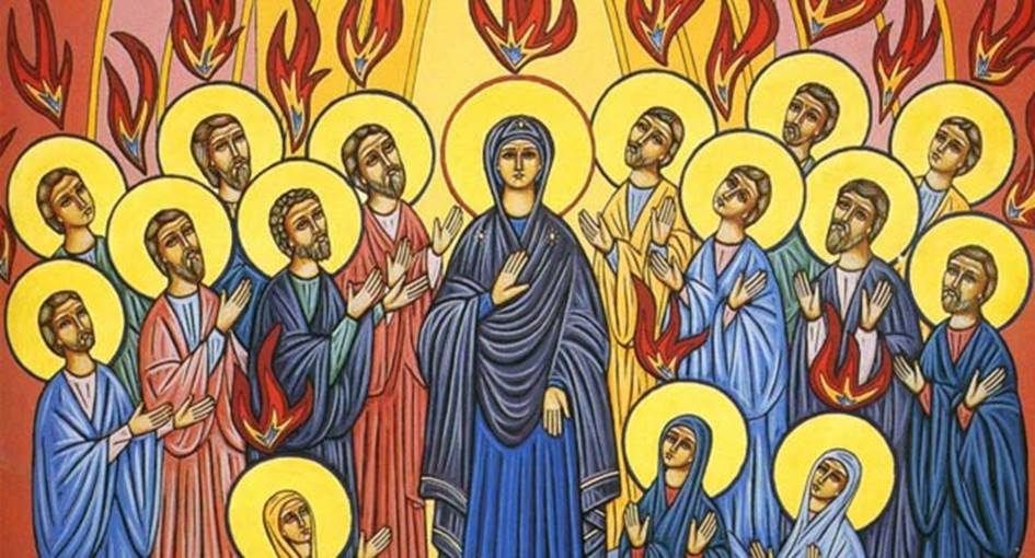 Risultati immagini per tutti erano assidui e concordi nella preghiera