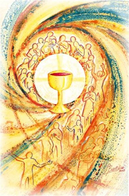 Risultati immagini per l'eucaristia fa la chiesa
