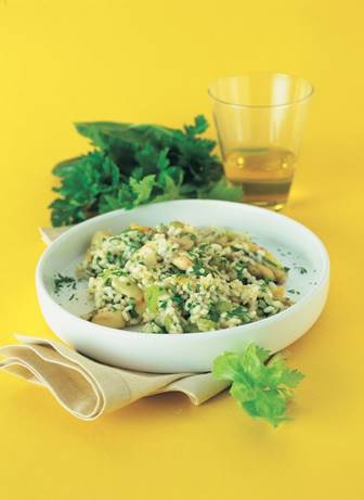 Risotto con le rane